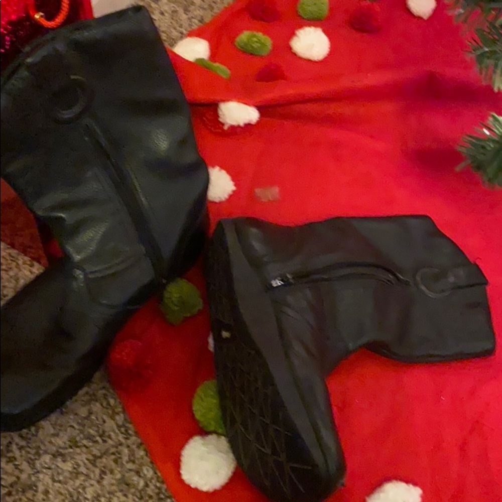 Kalso earth Black leather boots